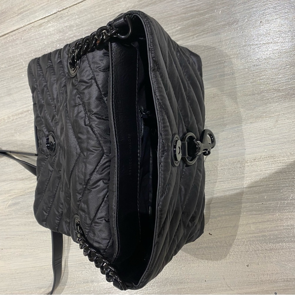 Rebecca Minkoff Edie Small Black Quilted Crossbody. - Picture 4 of 7
